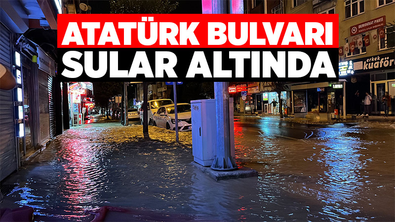 Su Borusu Patladı, 3 - 4 Saat Su Verilemeyecek