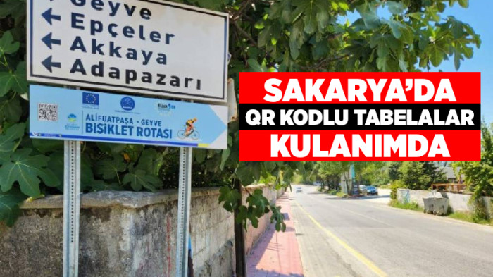 Sakarya'da Yolları QR Kod ile Gösterilecek