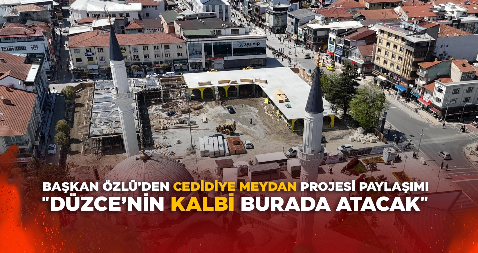 BAŞKAN ÖZLÜ’DEN CEDİDİYE MEYDAN PROJESİ PAYLAŞIMI