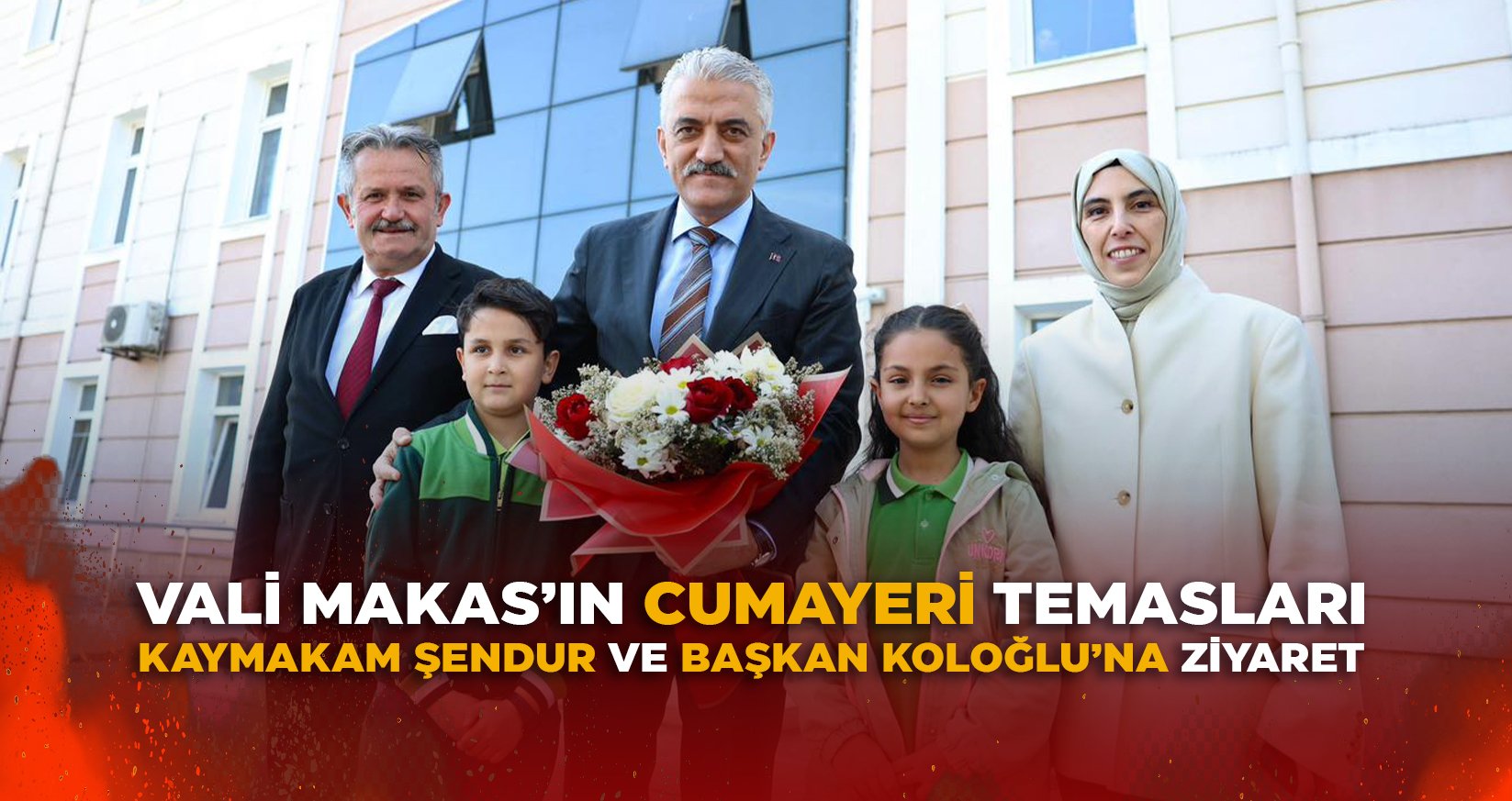 KAYMAKAM ŞENDUR VE BAŞKAN KOLOĞLU’NA ZİYARET